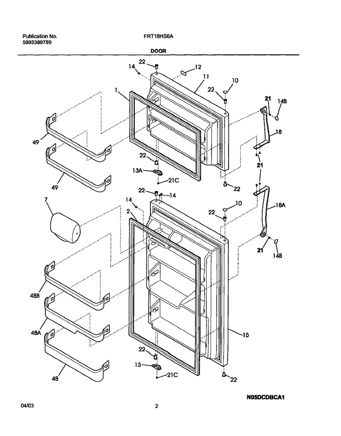 Diagram for FRT18HS6AQ1