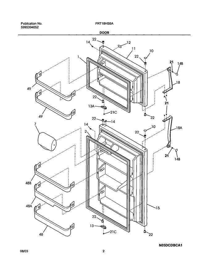 Diagram for FRT18HS6AWA