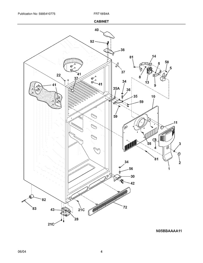 Diagram for FRT18IB4ATA