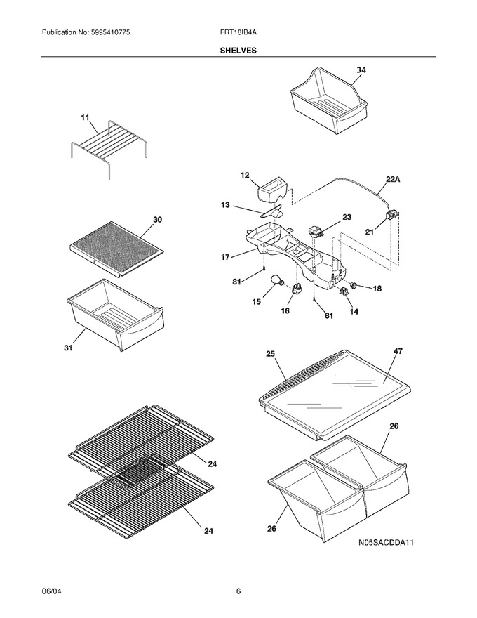 Diagram for FRT18IB4AZA