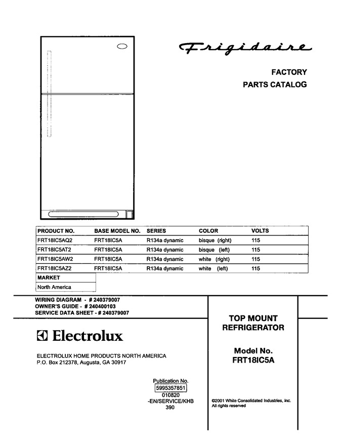 Diagram for FRT18IC5AW2