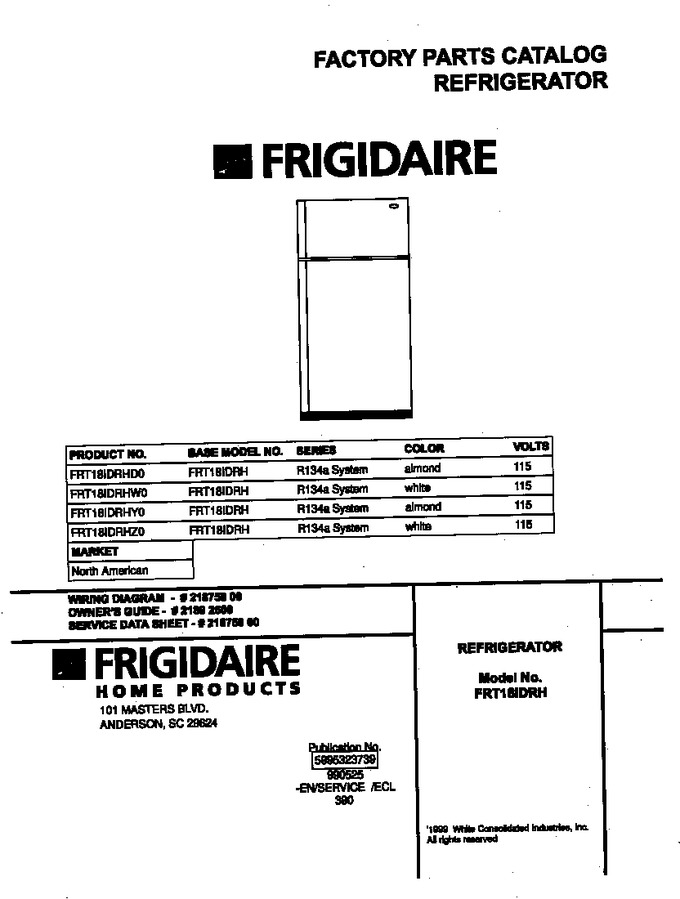 Diagram for FRT18IDRHZ0