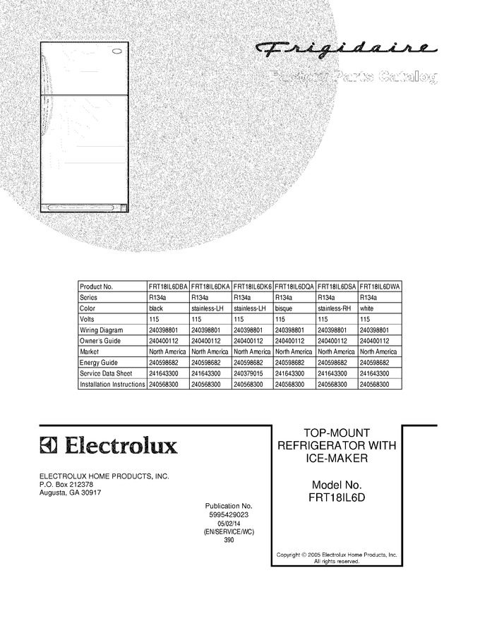 Diagram for FRT18IL6DBA