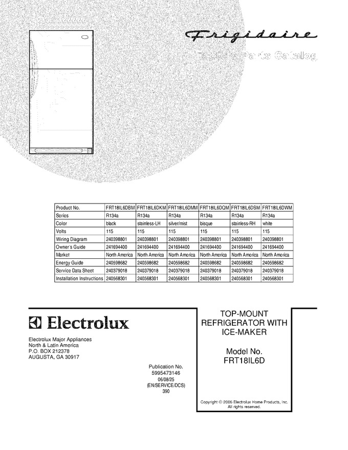 Diagram for FRT18IL6DBM