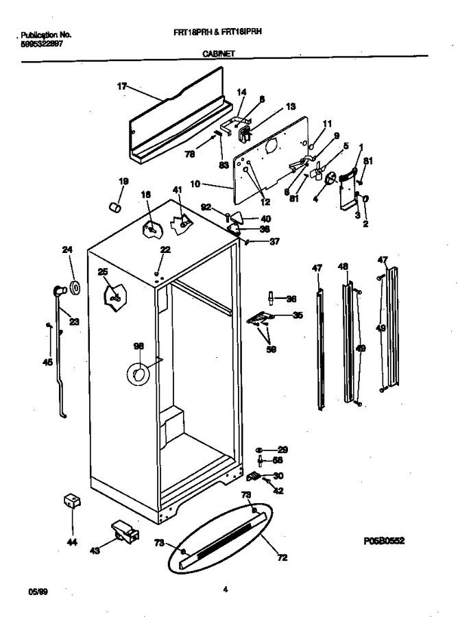 Diagram for FRT18IPRHD0