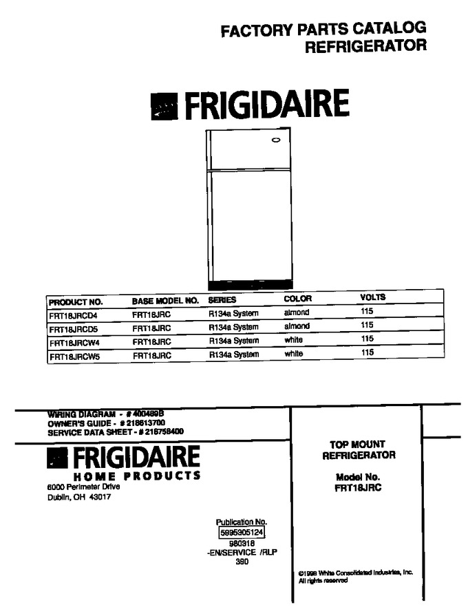 Diagram for FRT18JRCD5