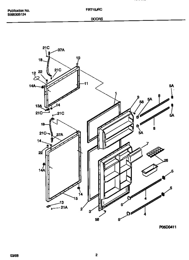 Diagram for FRT18JRCW4