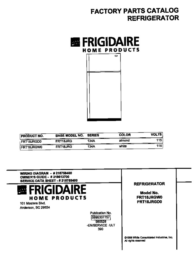 Diagram for FRT18JRGD0