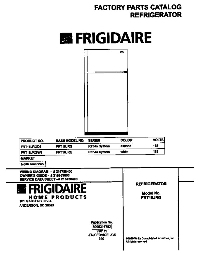 Diagram for FRT18JRGD1