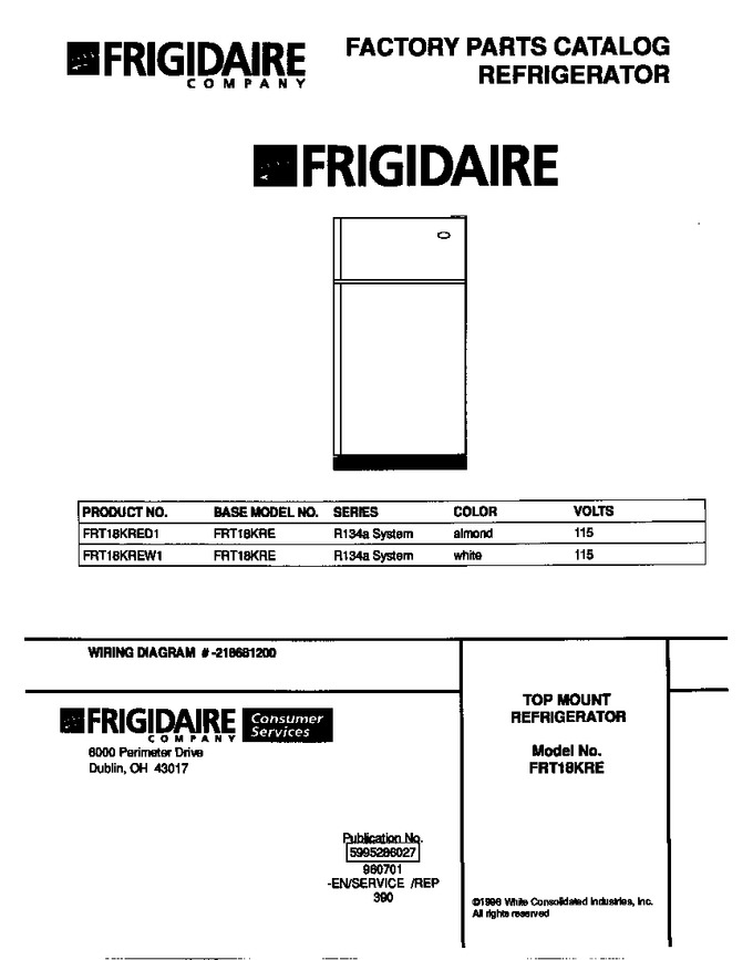 Diagram for FRT18KRED1