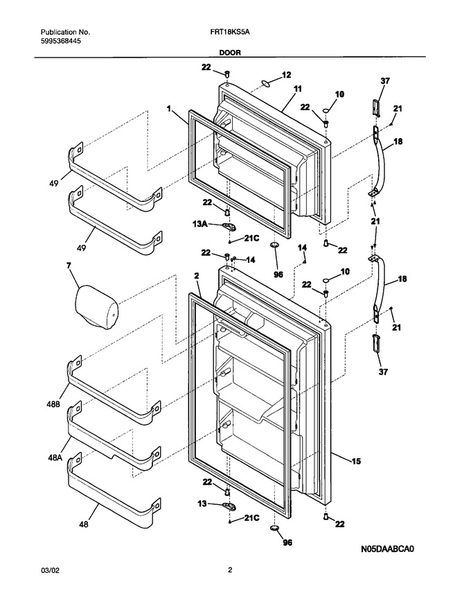 Diagram for FRT18KS5AW6