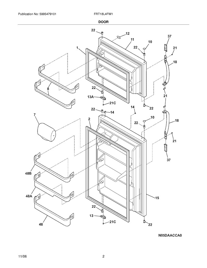Diagram for FRT18L4FW1