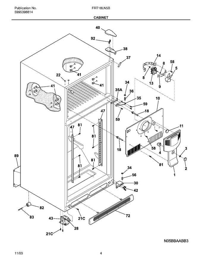 Diagram for FRT18LN5BQ3