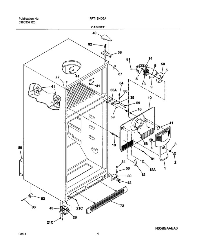 Diagram for FRT18ND5AQ4