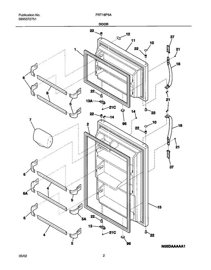 Diagram for FRT18P5AW7