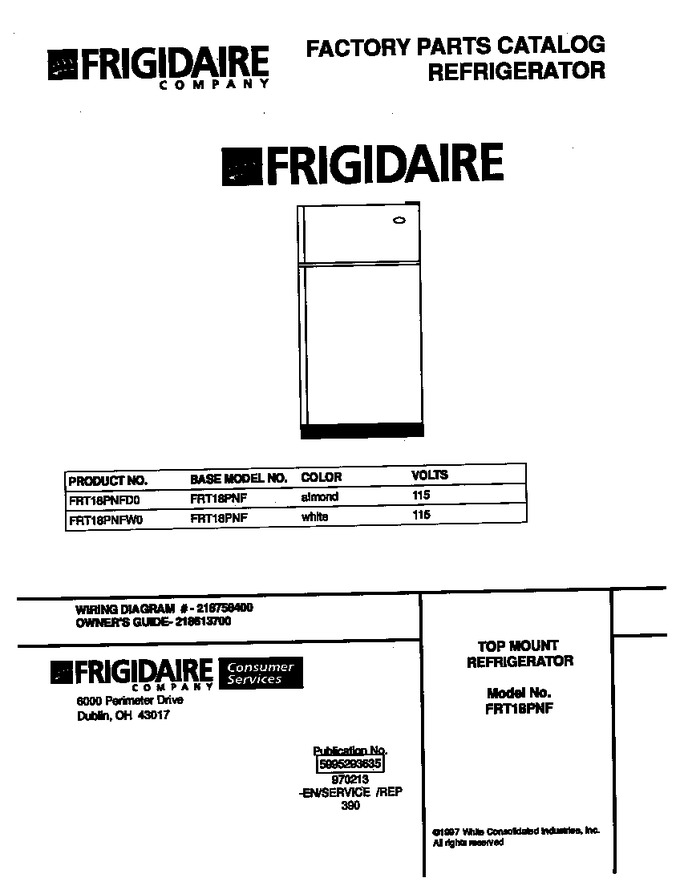 Diagram for FRT18PNFD0