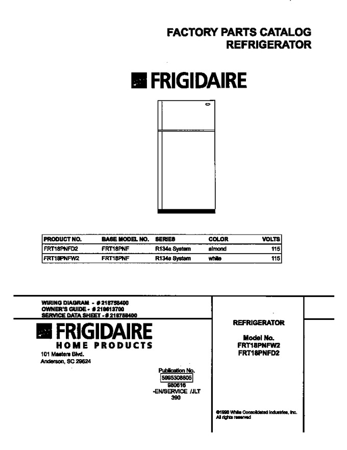 Diagram for FRT18PNFD2