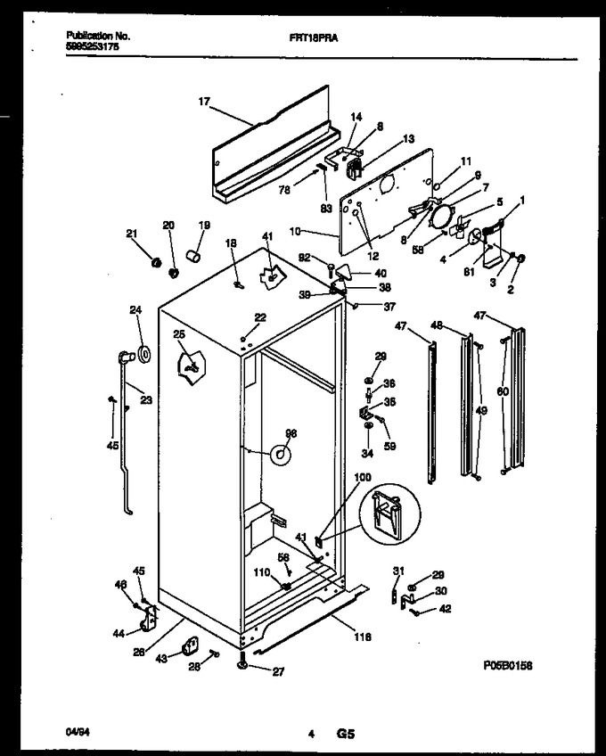 Diagram for FRT18PRAW2