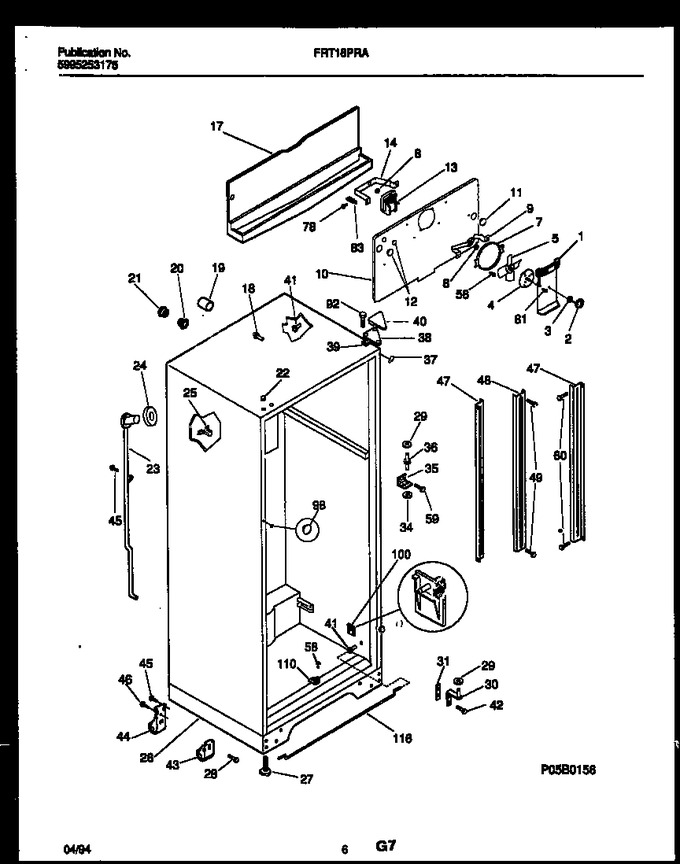 Diagram for FRT18PRAW2
