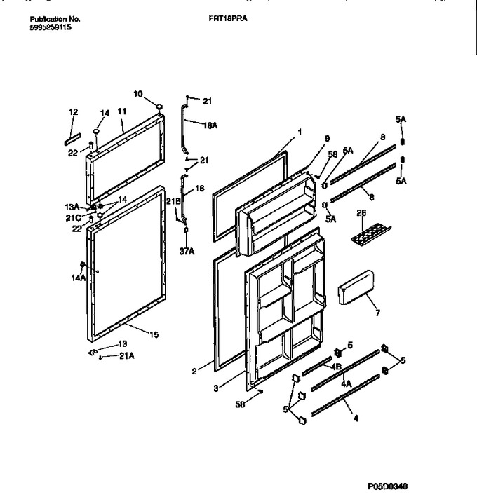 Diagram for FRT18PRAW4