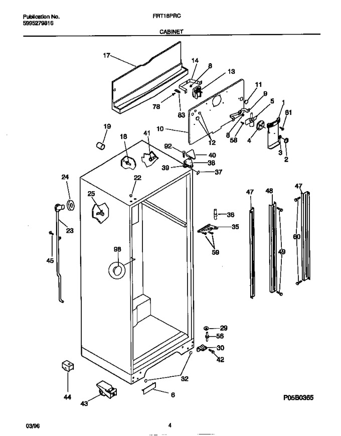 Diagram for FRT18PRCW2