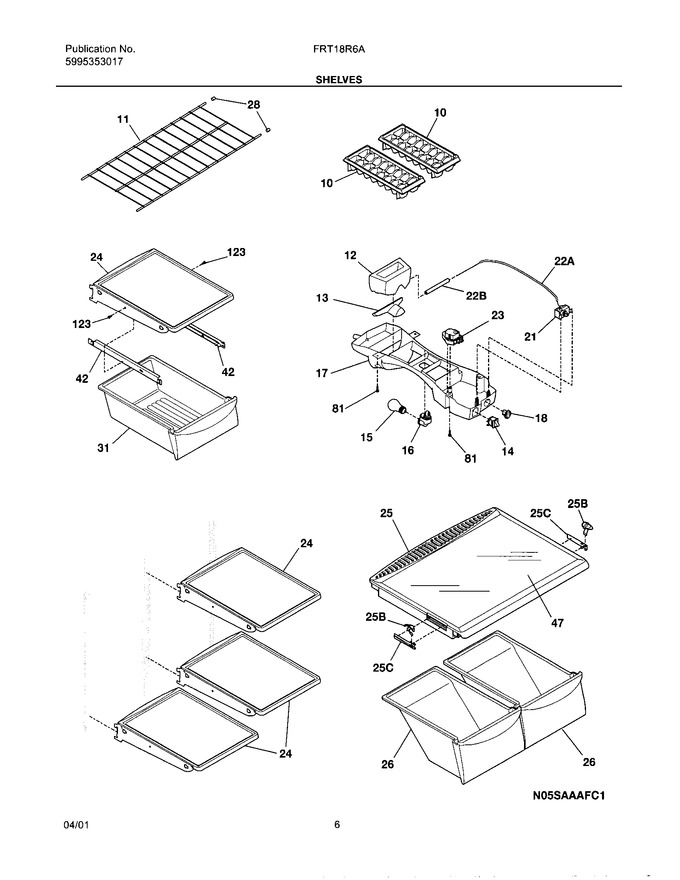 Diagram for FRT18R6AW0