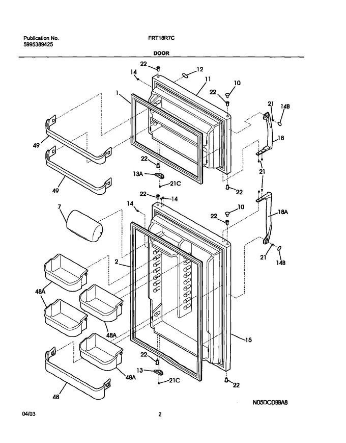 Diagram for FRT18R7CW0