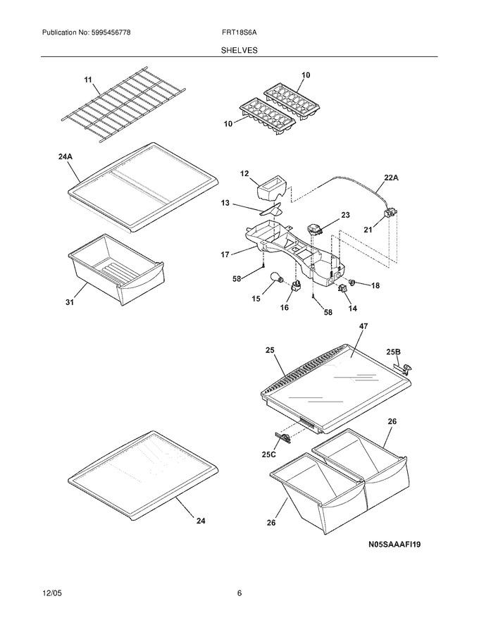 Diagram for FRT18S6AWS