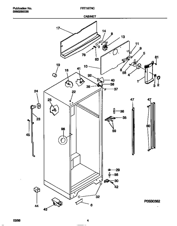 Diagram for FRT18TNCW2