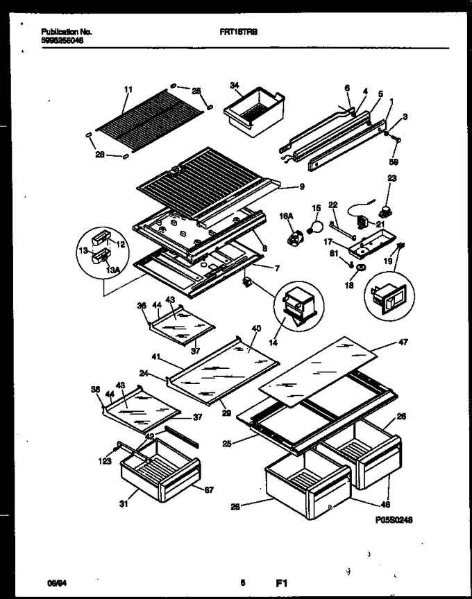 Diagram for FRT18TRBD0