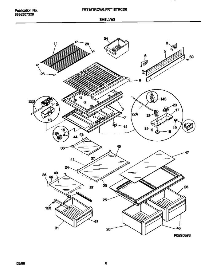 Diagram for FRT18TRCW6