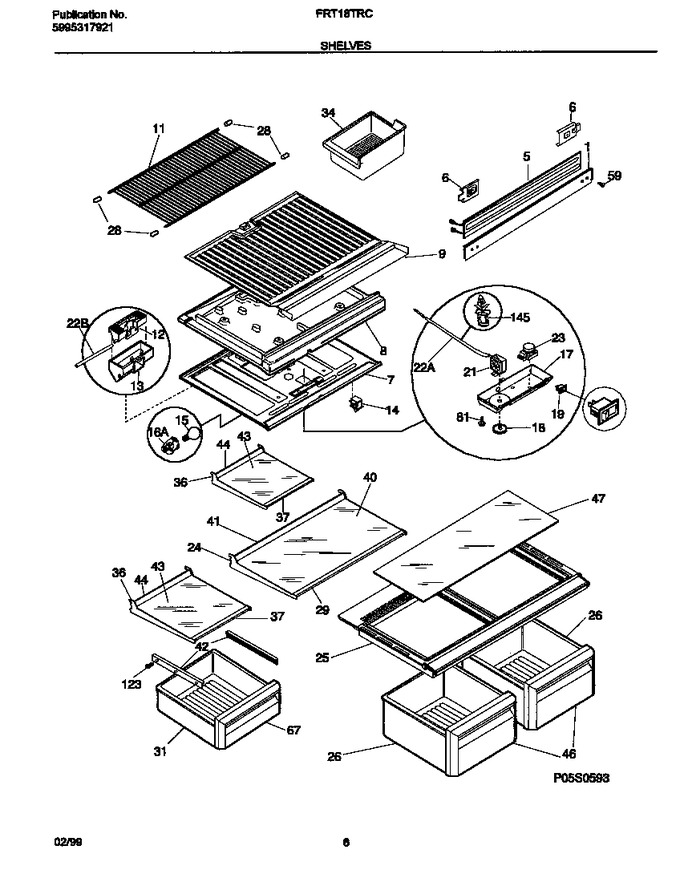 Diagram for FRT18TRCW7