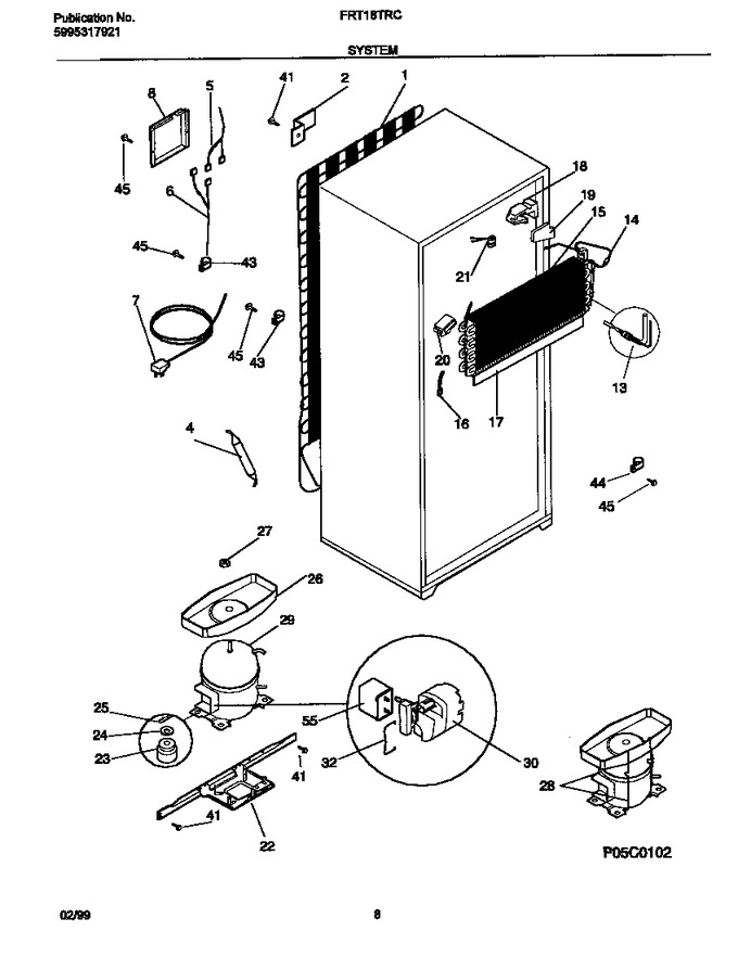 Diagram for FRT18TRCD7