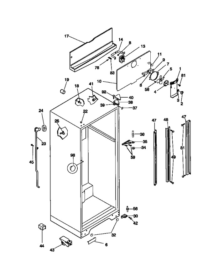 Diagram for FRT18TSCW0