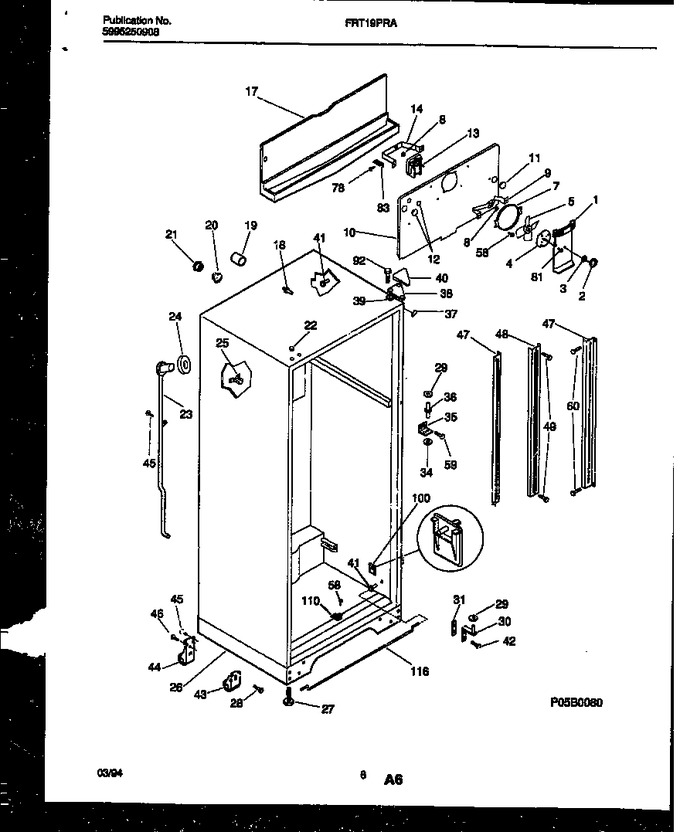Diagram for FRT19PRAW0