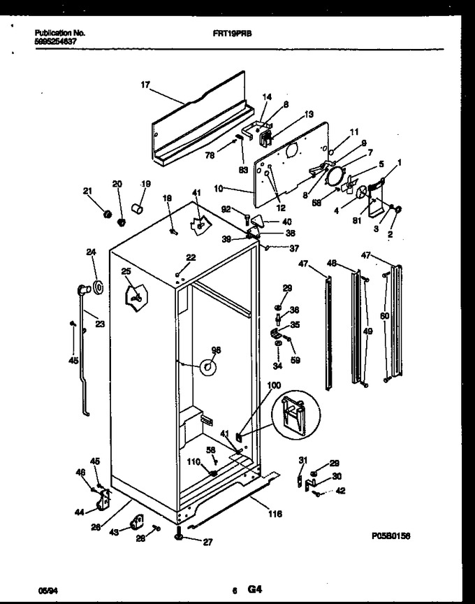 Diagram for FRT19PRBW0