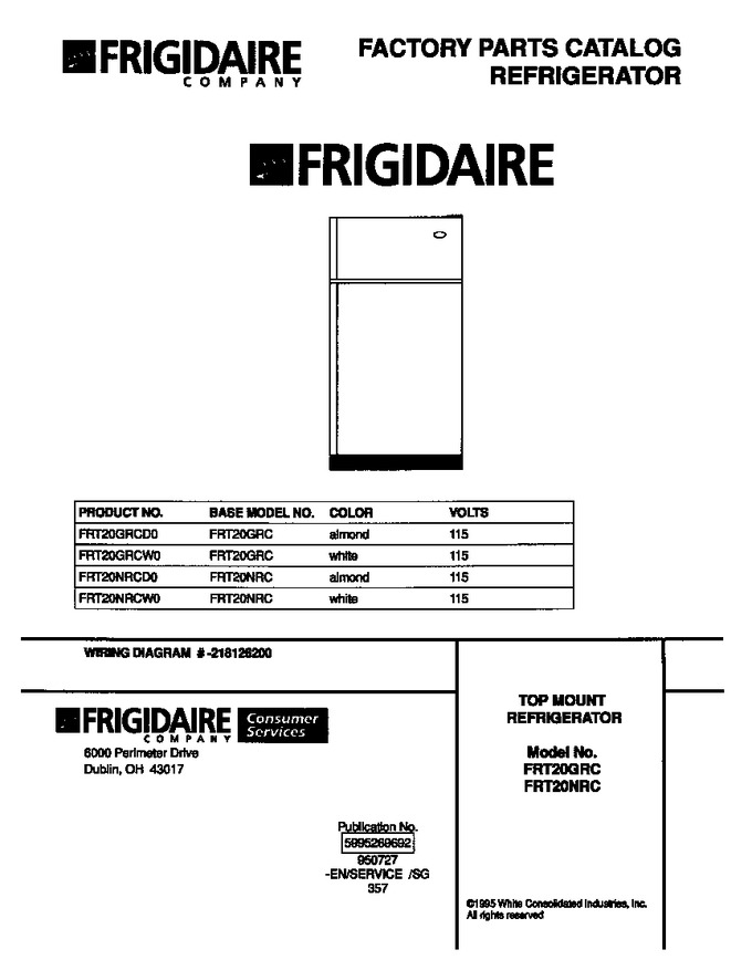 Diagram for FRT20NRCW0