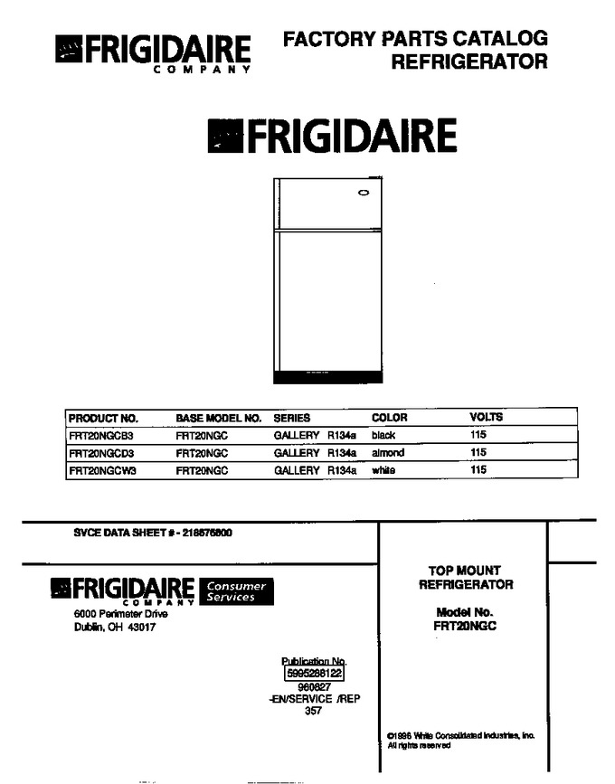 Diagram for FRT20NGCW3