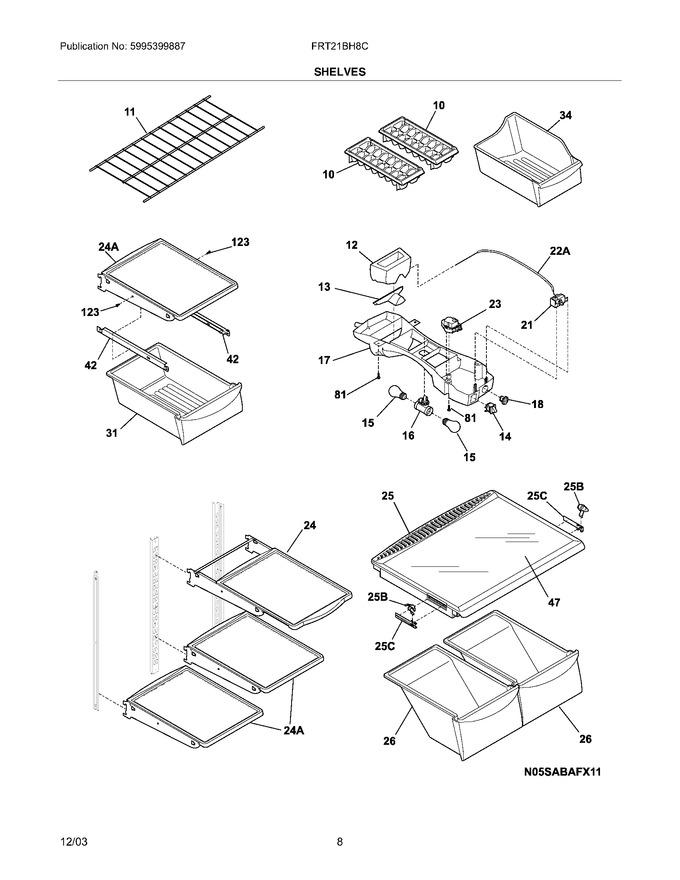 Diagram for FRT21BH8CS1