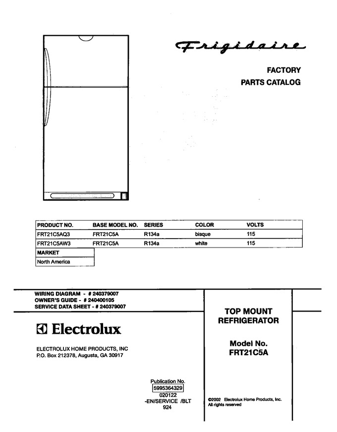 Diagram for FRT21C5AQ3
