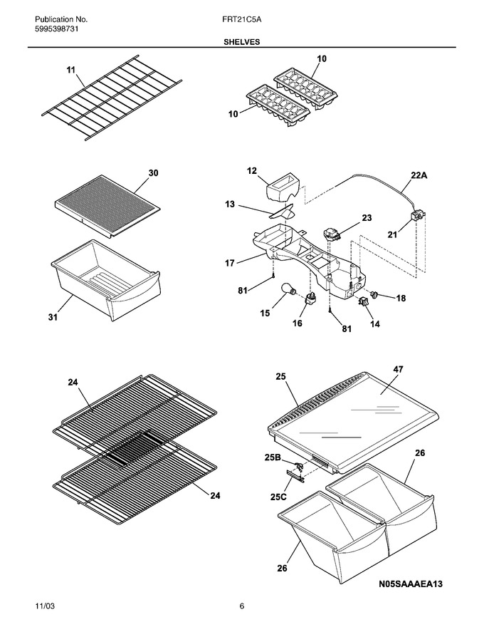 Diagram for FRT21C5AW7