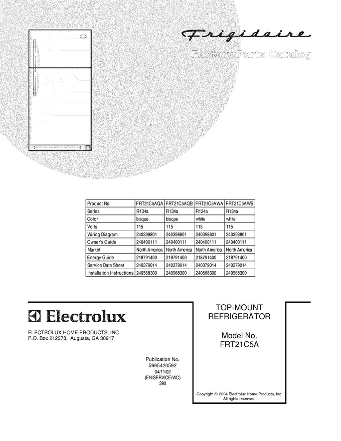 Diagram for FRT21C5AQB