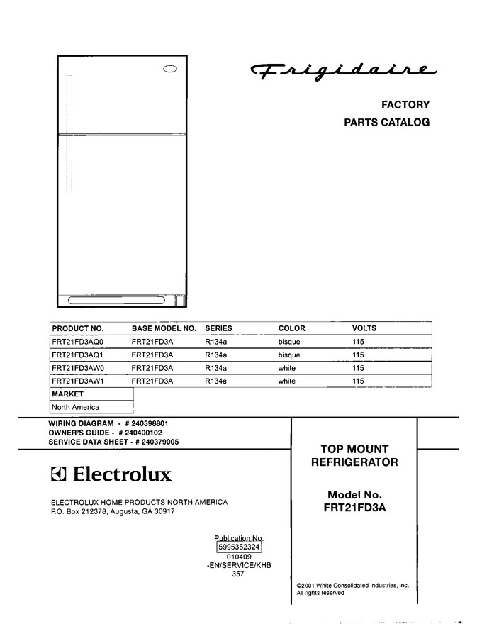 Diagram for FRT21FD3AW0