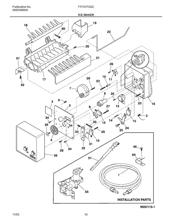 Diagram for FRT21FG3CW2