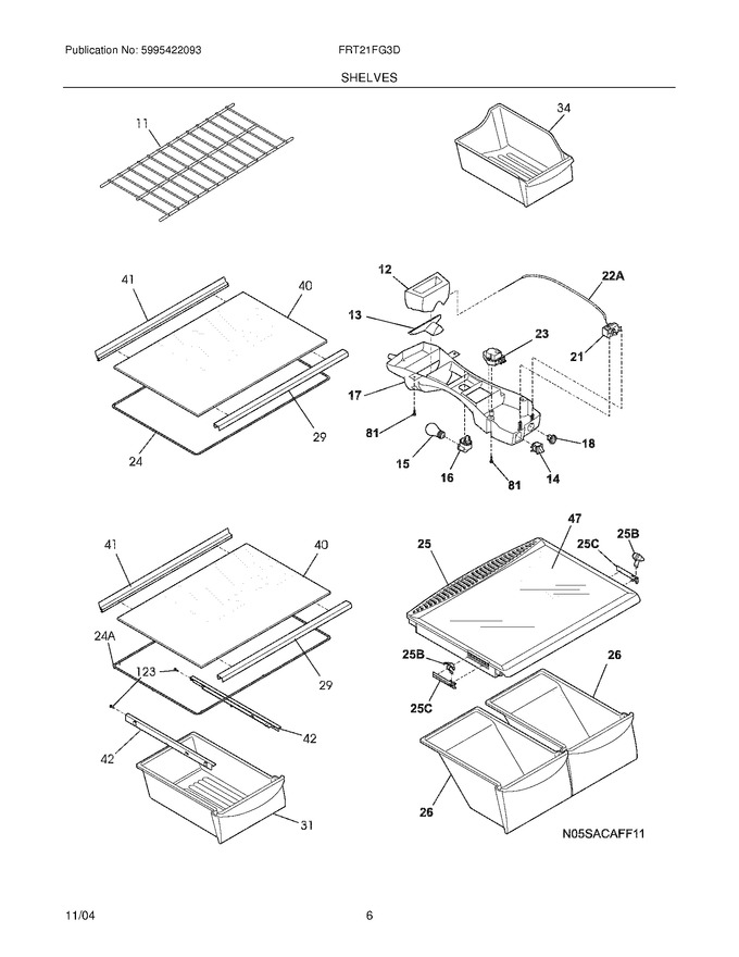 Diagram for FRT21FG3DW1