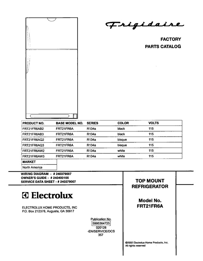 Diagram for FRT21FR6AB3
