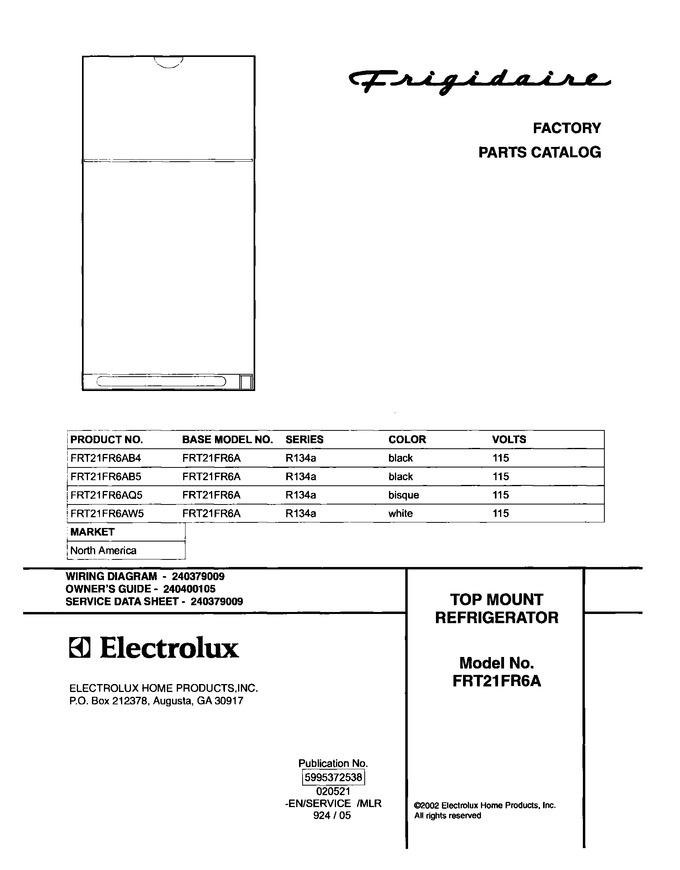 Diagram for FRT21FR6AB4