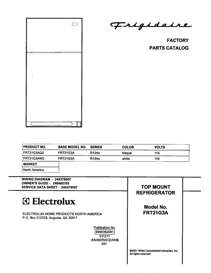 Diagram for FRT21G3AW2