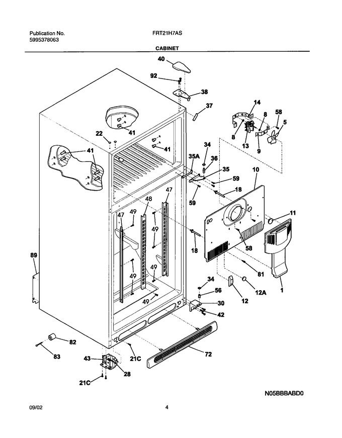 Diagram for FRT21H7ASK0