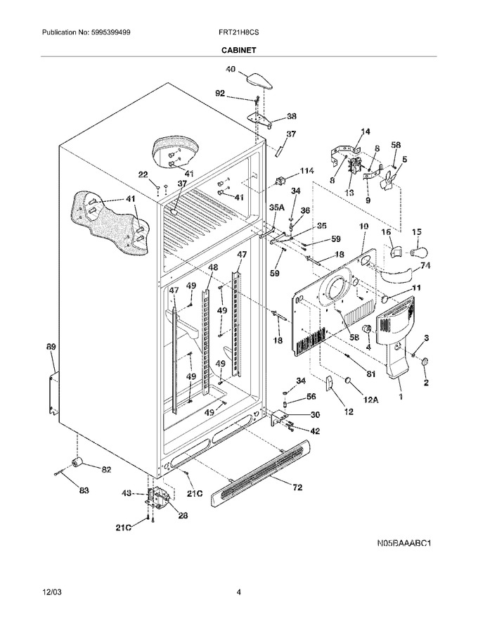 Diagram for FRT21H8CSB1